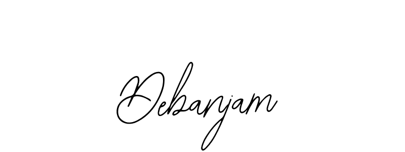 The best way (Bearetta-2O07w) to make a short signature is to pick only two or three words in your name. The name Debanjam include a total of six letters. For converting this name. Debanjam signature style 12 images and pictures png