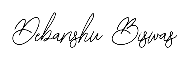 The Bearetta-2O07w font transforms the name Debanshu Biswas into an executive sign with sharp precision and distinguished character. Debanshu Biswas signature style 12 images and pictures png