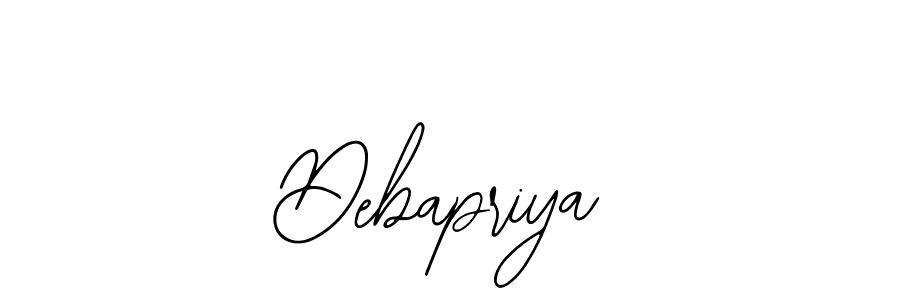 Also You can easily find your signature by using the search form. We will create Debapriya name handwritten signature images for you free of cost using Bearetta-2O07w sign style. Debapriya signature style 12 images and pictures png