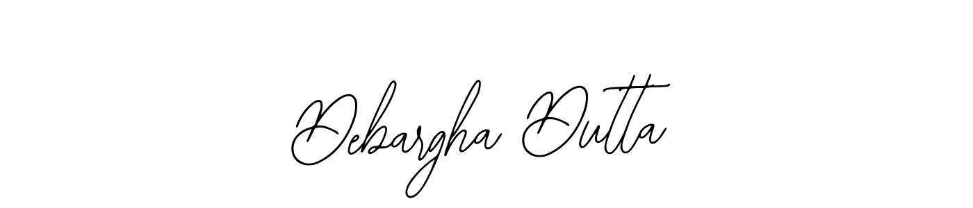 How to make Debargha Dutta name signature. Use Bearetta-2O07w style for creating short signs online. This is the latest handwritten sign. Debargha Dutta signature style 12 images and pictures png
