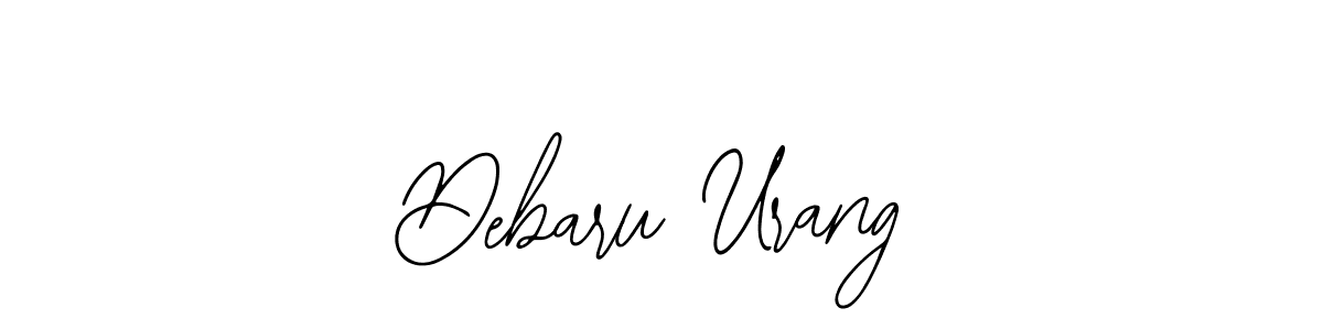 How to make Debaru Urang name signature. Use Bearetta-2O07w style for creating short signs online. This is the latest handwritten sign. Debaru Urang signature style 12 images and pictures png