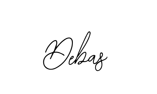 Debas stylish signature style. Best Handwritten Sign (Bearetta-2O07w) for my name. Handwritten Signature Collection Ideas for my name Debas. Debas signature style 12 images and pictures png