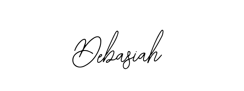 Use a signature maker to create a handwritten signature online. With this signature software, you can design (Bearetta-2O07w) your own signature for name Debasiah. Debasiah signature style 12 images and pictures png