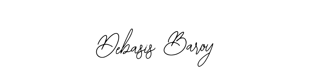 How to make Debasis Baroy name signature. Use Bearetta-2O07w style for creating short signs online. This is the latest handwritten sign. Debasis Baroy signature style 12 images and pictures png