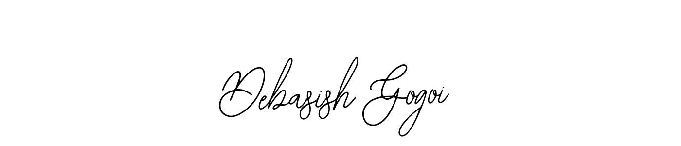 Also we have Debasish Gogoi name is the best signature style. Create professional handwritten signature collection using Bearetta-2O07w autograph style. Debasish Gogoi signature style 12 images and pictures png