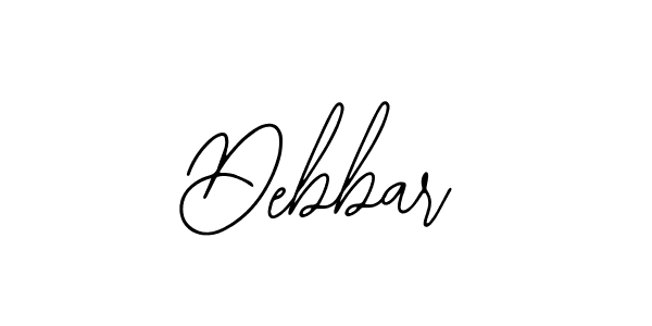 Similarly Bearetta-2O07w is the best handwritten signature design. Signature creator online .You can use it as an online autograph creator for name Debbar. Debbar signature style 12 images and pictures png