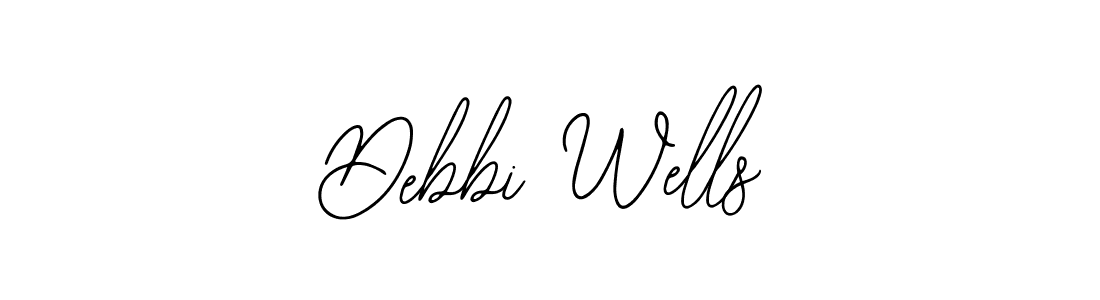 Make a beautiful signature design for name Debbi Wells. Use this online signature maker to create a handwritten signature for free. Debbi Wells signature style 12 images and pictures png