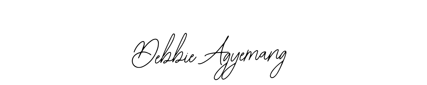 Create a beautiful signature design for name Debbie Agyemang. With this signature (Bearetta-2O07w) fonts, you can make a handwritten signature for free. Debbie Agyemang signature style 12 images and pictures png