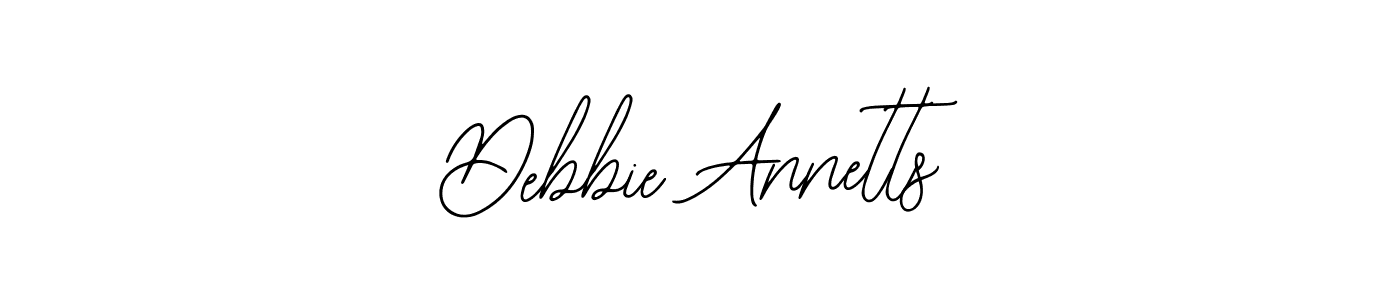 Debbie Annetts stylish signature style. Best Handwritten Sign (Bearetta-2O07w) for my name. Handwritten Signature Collection Ideas for my name Debbie Annetts. Debbie Annetts signature style 12 images and pictures png
