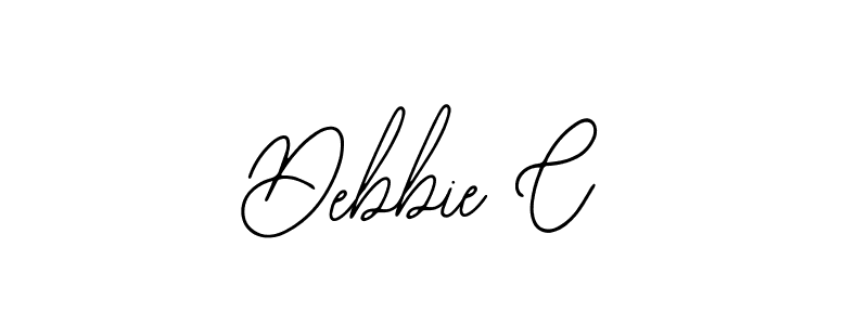 if you are searching for the best signature style for your name Debbie C. so please give up your signature search. here we have designed multiple signature styles  using Bearetta-2O07w. Debbie C signature style 12 images and pictures png