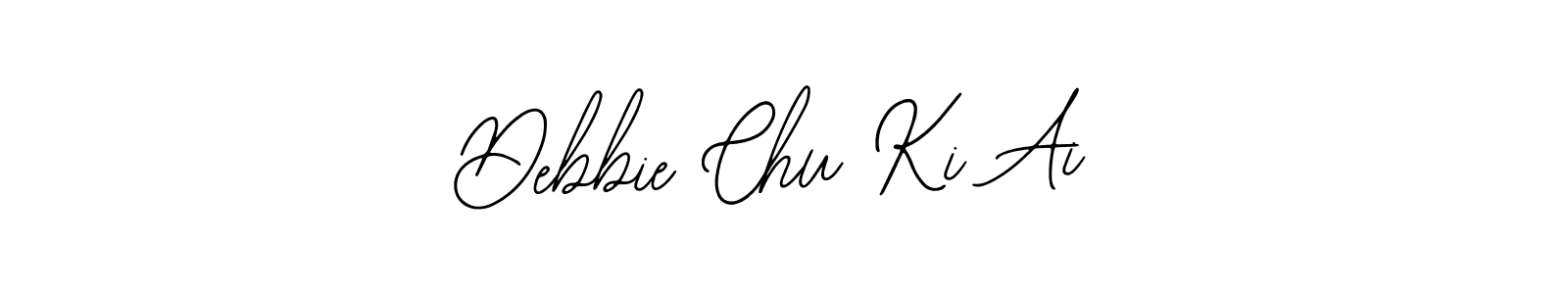 Similarly Bearetta-2O07w is the best handwritten signature design. Signature creator online .You can use it as an online autograph creator for name Debbie Chu Ki Ai. Debbie Chu Ki Ai signature style 12 images and pictures png