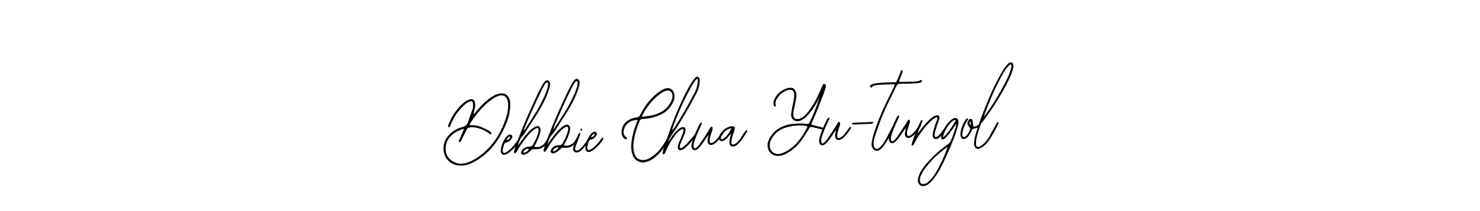 Design your own signature with our free online signature maker. With this signature software, you can create a handwritten (Bearetta-2O07w) signature for name Debbie Chua Yu-tungol. Debbie Chua Yu-tungol signature style 12 images and pictures png