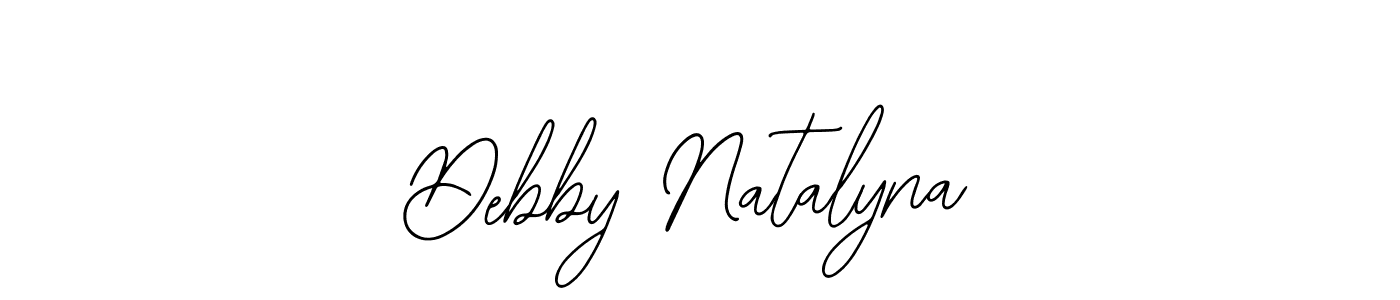 How to make Debby Natalyna name signature. Use Bearetta-2O07w style for creating short signs online. This is the latest handwritten sign. Debby Natalyna signature style 12 images and pictures png