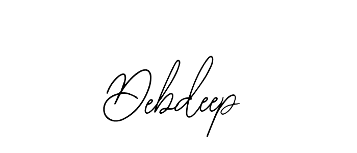 How to make Debdeep name signature. Use Bearetta-2O07w style for creating short signs online. This is the latest handwritten sign. Debdeep signature style 12 images and pictures png