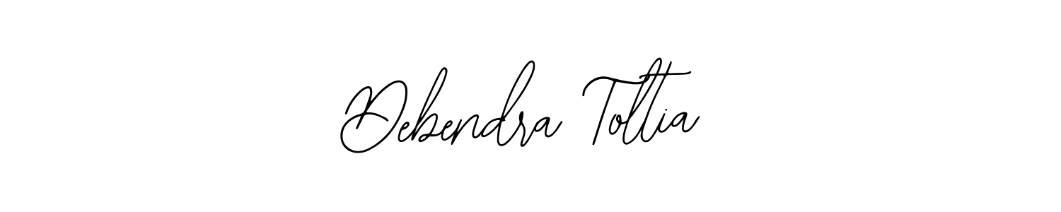 You should practise on your own different ways (Bearetta-2O07w) to write your name (Debendra Toltia) in signature. don't let someone else do it for you. Debendra Toltia signature style 12 images and pictures png