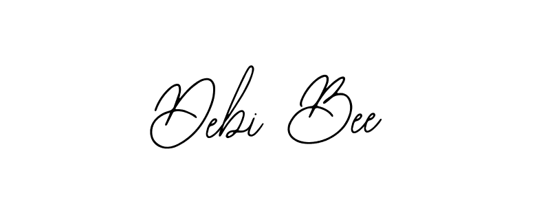 How to make Debi Bee name signature. Use Bearetta-2O07w style for creating short signs online. This is the latest handwritten sign. Debi Bee signature style 12 images and pictures png