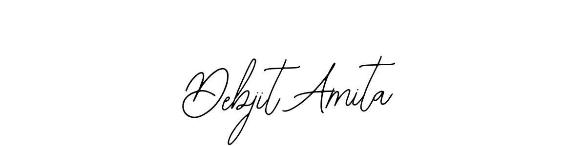 Use a signature maker to create a handwritten signature online. With this signature software, you can design (Bearetta-2O07w) your own signature for name Debjit Amita. Debjit Amita signature style 12 images and pictures png