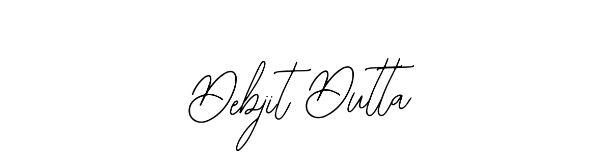 How to Draw Debjit Dutta signature style? Bearetta-2O07w is a latest design signature styles for name Debjit Dutta. Debjit Dutta signature style 12 images and pictures png