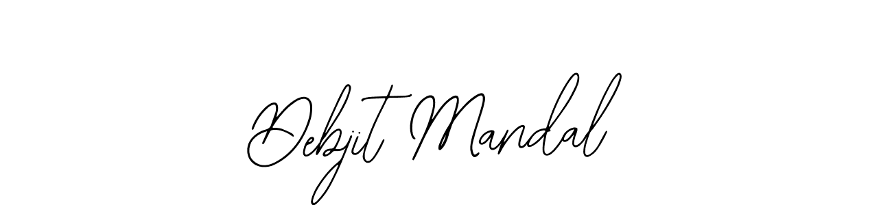 The best way (Bearetta-2O07w) to make a short signature is to pick only two or three words in your name. The name Debjit Mandal include a total of six letters. For converting this name. Debjit Mandal signature style 12 images and pictures png