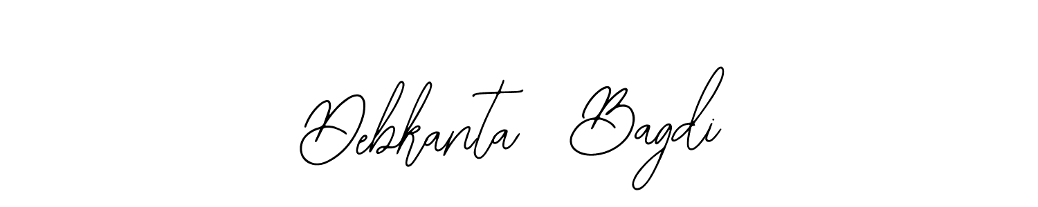 Similarly Bearetta-2O07w is the best handwritten signature design. Signature creator online .You can use it as an online autograph creator for name Debkanta  Bagdi. Debkanta  Bagdi signature style 12 images and pictures png