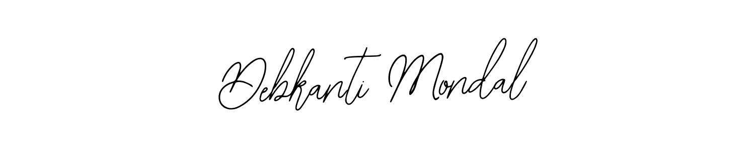How to make Debkanti Mondal name signature. Use Bearetta-2O07w style for creating short signs online. This is the latest handwritten sign. Debkanti Mondal signature style 12 images and pictures png
