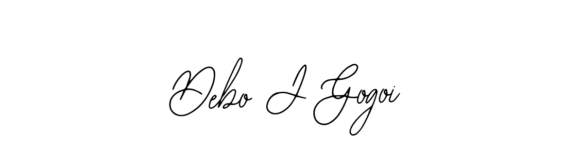 Also You can easily find your signature by using the search form. We will create Debo J Gogoi name handwritten signature images for you free of cost using Bearetta-2O07w sign style. Debo J Gogoi signature style 12 images and pictures png