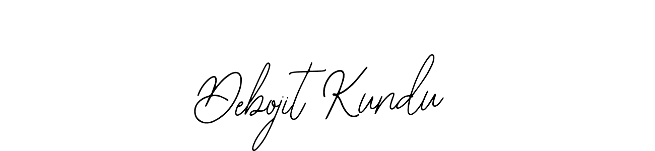 How to make Debojit Kundu name signature. Use Bearetta-2O07w style for creating short signs online. This is the latest handwritten sign. Debojit Kundu signature style 12 images and pictures png