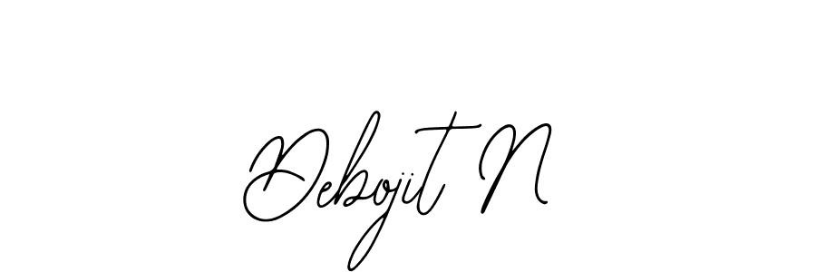 Make a short Debojit N signature style. Manage your documents anywhere anytime using Bearetta-2O07w. Create and add eSignatures, submit forms, share and send files easily. Debojit N signature style 12 images and pictures png