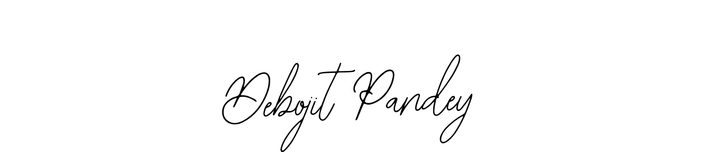 Make a short Debojit Pandey signature style. Manage your documents anywhere anytime using Bearetta-2O07w. Create and add eSignatures, submit forms, share and send files easily. Debojit Pandey signature style 12 images and pictures png