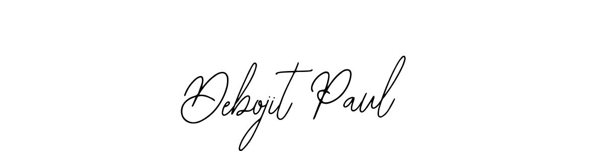 You should practise on your own different ways (Bearetta-2O07w) to write your name (Debojit Paul) in signature. don't let someone else do it for you. Debojit Paul signature style 12 images and pictures png