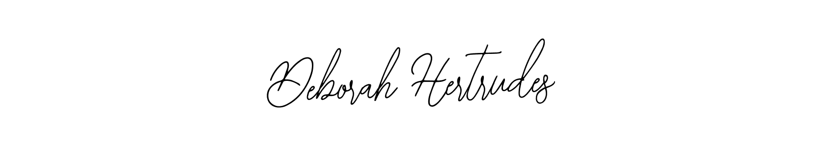 Use a signature maker to create a handwritten signature online. With this signature software, you can design (Bearetta-2O07w) your own signature for name Deborah Hertrudes. Deborah Hertrudes signature style 12 images and pictures png