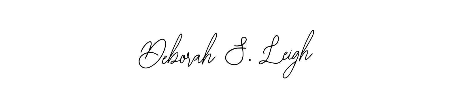 The best way (Bearetta-2O07w) to make a short signature is to pick only two or three words in your name. The name Deborah S. Leigh include a total of six letters. For converting this name. Deborah S. Leigh signature style 12 images and pictures png