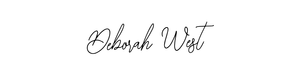 How to make Deborah West name signature. Use Bearetta-2O07w style for creating short signs online. This is the latest handwritten sign. Deborah West signature style 12 images and pictures png