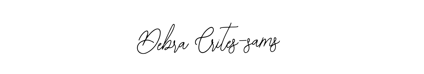 Create a beautiful signature design for name Debra Crites-sams. With this signature (Bearetta-2O07w) fonts, you can make a handwritten signature for free. Debra Crites-sams signature style 12 images and pictures png