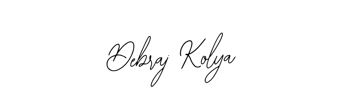 How to Draw Debraj Kolya signature style? Bearetta-2O07w is a latest design signature styles for name Debraj Kolya. Debraj Kolya signature style 12 images and pictures png