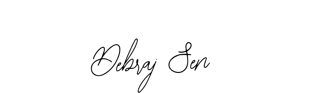 You should practise on your own different ways (Bearetta-2O07w) to write your name (Debraj Sen) in signature. don't let someone else do it for you. Debraj Sen signature style 12 images and pictures png