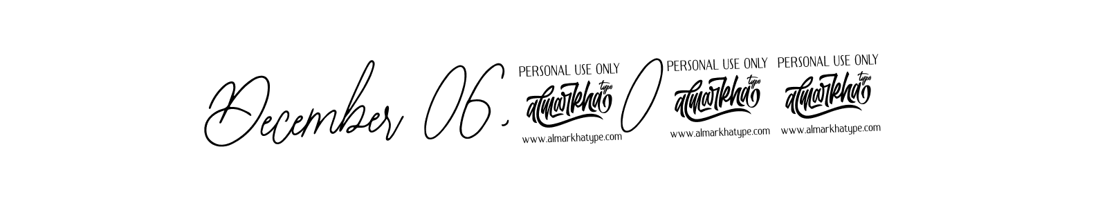 Create a beautiful signature design for name December 06,2024. With this signature (Bearetta-2O07w) fonts, you can make a handwritten signature for free. December 06,2024 signature style 12 images and pictures png