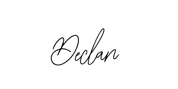 Design your own signature with our free online signature maker. With this signature software, you can create a handwritten (Bearetta-2O07w) signature for name Declan. Declan signature style 12 images and pictures png