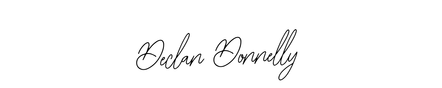 You should practise on your own different ways (Bearetta-2O07w) to write your name (Declan Donnelly) in signature. don't let someone else do it for you. Declan Donnelly signature style 12 images and pictures png