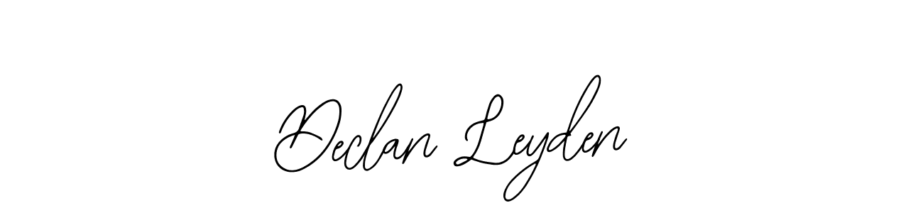 How to make Declan Leyden name signature. Use Bearetta-2O07w style for creating short signs online. This is the latest handwritten sign. Declan Leyden signature style 12 images and pictures png