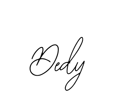 if you are searching for the best signature style for your name Dedy. so please give up your signature search. here we have designed multiple signature styles  using Bearetta-2O07w. Dedy signature style 12 images and pictures png