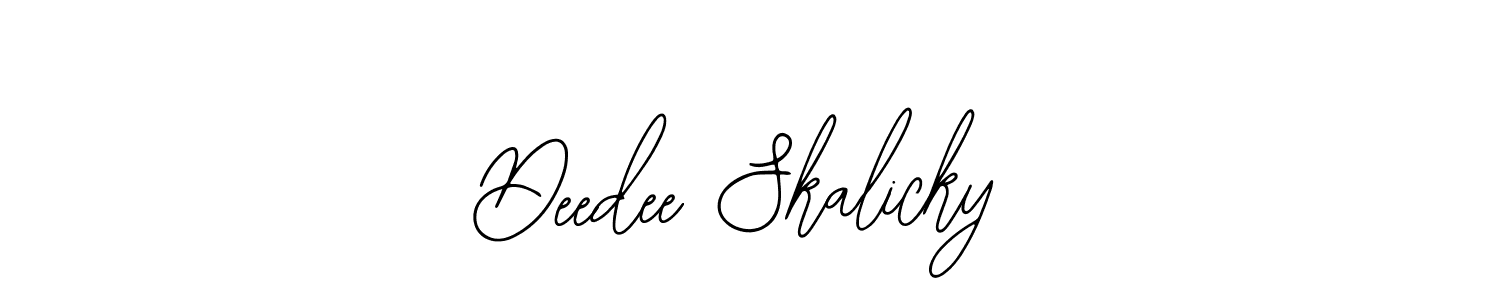 Design your own signature with our free online signature maker. With this signature software, you can create a handwritten (Bearetta-2O07w) signature for name Deedee Skalicky. Deedee Skalicky signature style 12 images and pictures png