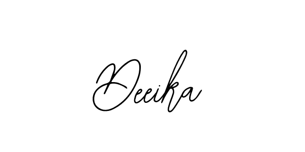 How to make Deeika signature? Bearetta-2O07w is a professional autograph style. Create handwritten signature for Deeika name. Deeika signature style 12 images and pictures png