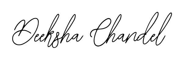 You should practise on your own different ways (Bearetta-2O07w) to write your name (Deeksha Chandel) in signature. Don't let someone else do it for you. Deeksha Chandel signature style 12 images and pictures png
