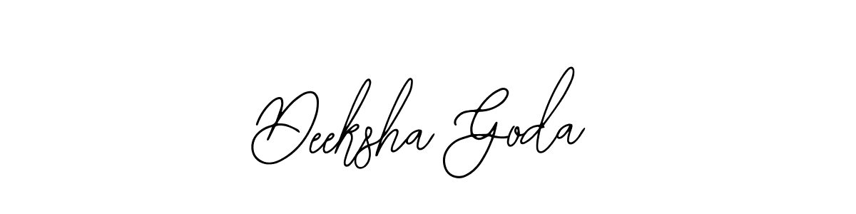 Make a short Deeksha Goda signature style. Manage your documents anywhere anytime using Bearetta-2O07w. Create and add eSignatures, submit forms, share and send files easily. Deeksha Goda signature style 12 images and pictures png