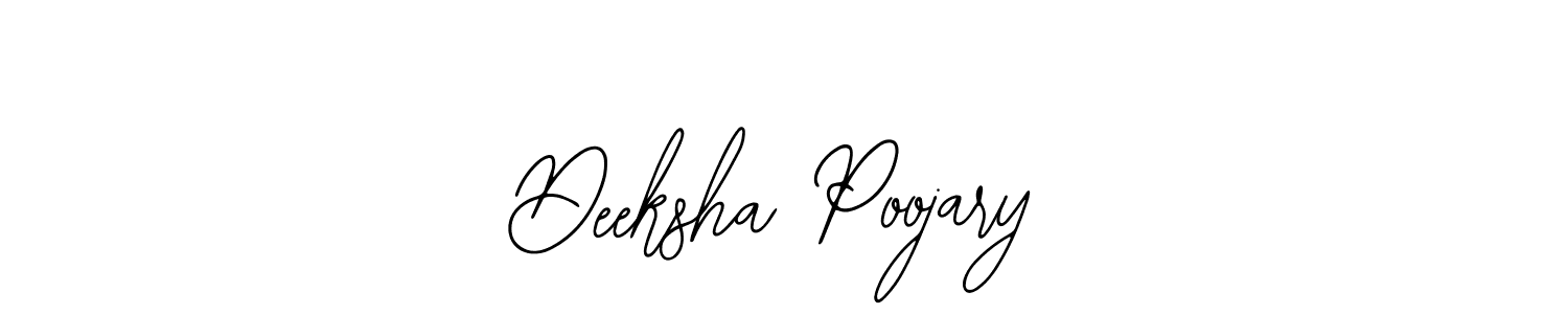 It looks lik you need a new signature style for name Deeksha Poojary. Design unique handwritten (Bearetta-2O07w) signature with our free signature maker in just a few clicks. Deeksha Poojary signature style 12 images and pictures png