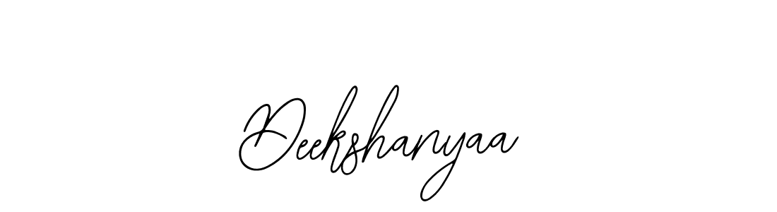 Create a beautiful signature design for name Deekshanyaa. With this signature (Bearetta-2O07w) fonts, you can make a handwritten signature for free. Deekshanyaa signature style 12 images and pictures png