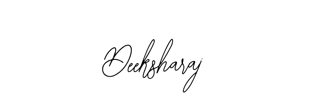 Design your own signature with our free online signature maker. With this signature software, you can create a handwritten (Bearetta-2O07w) signature for name Deeksharaj. Deeksharaj signature style 12 images and pictures png