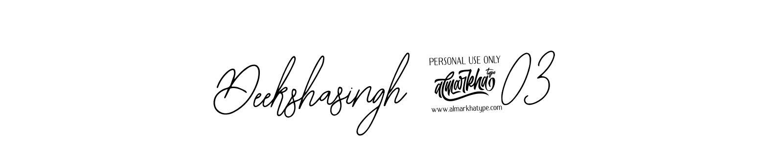 Create a beautiful signature design for name Deekshasingh @03. With this signature (Bearetta-2O07w) fonts, you can make a handwritten signature for free. Deekshasingh @03 signature style 12 images and pictures png