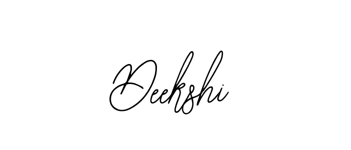 It looks lik you need a new signature style for name Deekshi. Design unique handwritten (Bearetta-2O07w) signature with our free signature maker in just a few clicks. Deekshi signature style 12 images and pictures png